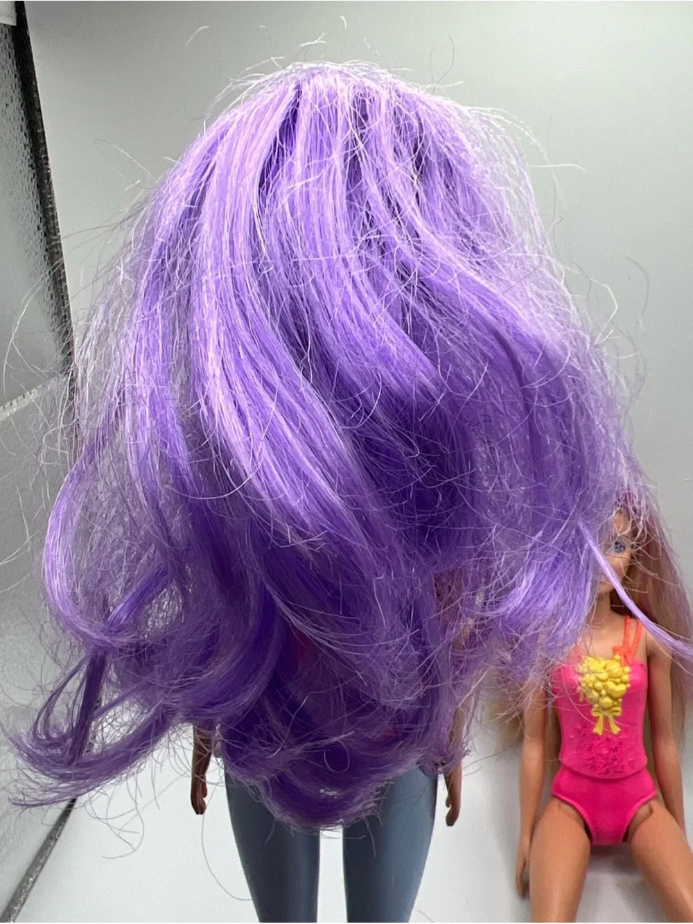 Barbie Dreamtopia Princess Doll Lot Two Dolls Purple Blonde Hair Leotards
